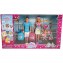 Set Bambole Simba Steffi Love Famiglia Vacanza a Sorpresa