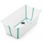 Vaschetta Pieghevole Bagno Stokke Flexi Bath Bianco Verde