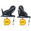 Seggiolino Auto Foppapedretti Uniko i-Size con Base Isofix da 0 a 18 kg Black