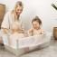 Stokke Flexi Bath Bianco X-Large con Base Antiscivolo e Tappo di Svuotamento