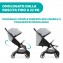 Passeggino Leggero Chicco We Cool Grey Portata 22 Kg con Parapioggia e Borsa Trasporto