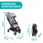 Passeggino Leggero Chicco We Cool Grey Portata 22 Kg con Parapioggia e Borsa Trasporto